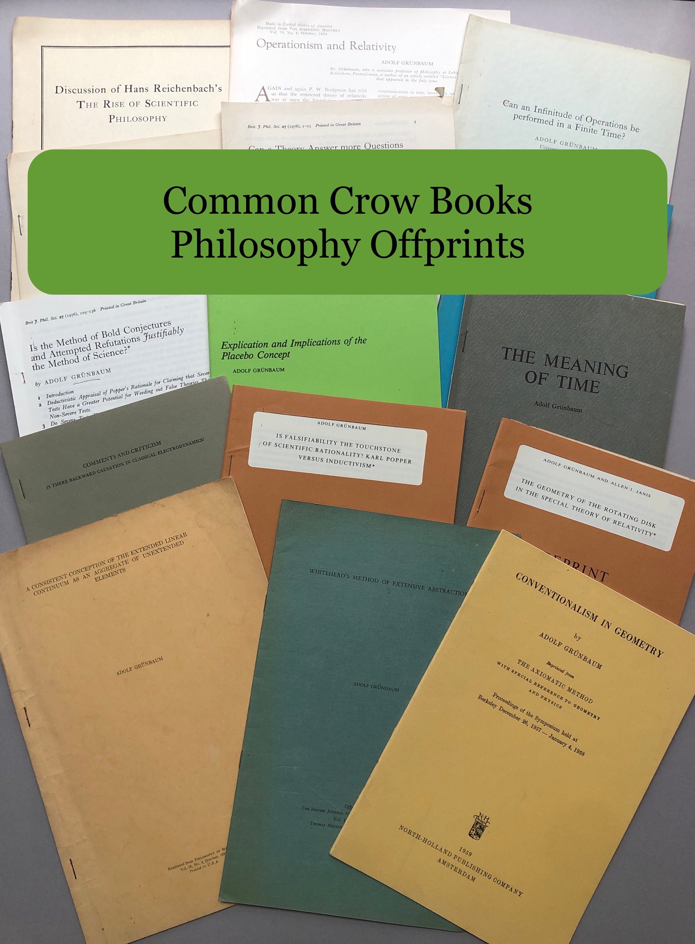 Philosophy first editions & offprints