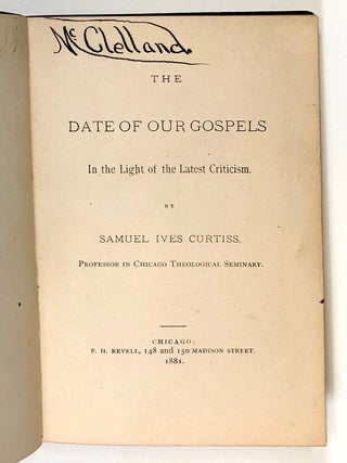 The Date of Our Gospel