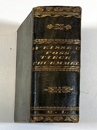 Item #0044303 Ausgewaehlte Gedichte Von Chr. F. Weisse Un J. P. Uz; Mit Anthologie Aus Den...