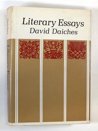 Item #0047436 Literary Essays. David Daiches