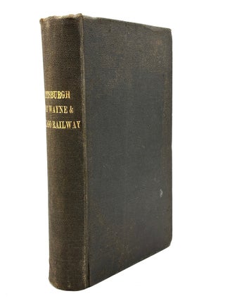 Item #0053011 The Pittsburgh, Fort Wayne & Chicago Railway, bound volume of 5 pamphlets,...