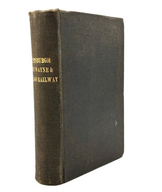 Item #0053011 The Pittsburgh, Fort Wayne & Chicago Railway, bound volume of 5 pamphlets,...
