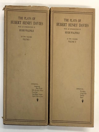 The Plays of Hubert Henry Davies, in Two Volumes, 2 Vols.