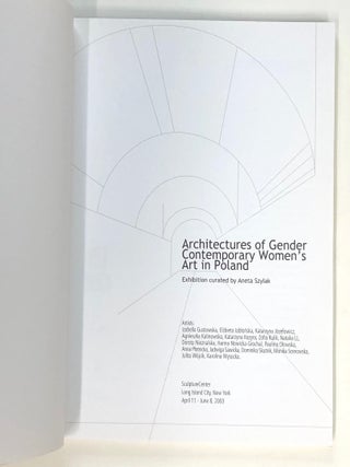 Architectures of Gender, Contemporary Women's Art in Poland