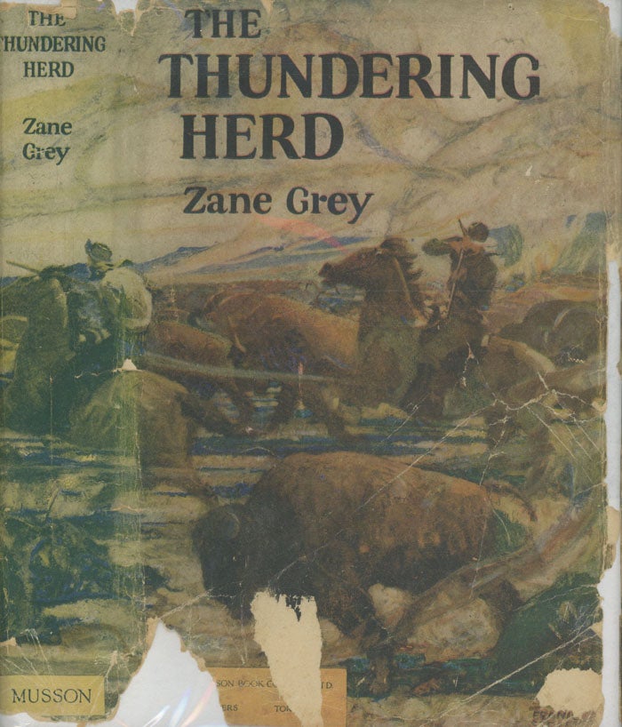 Item #0056328 The Thundering Herd. Zane Grey.