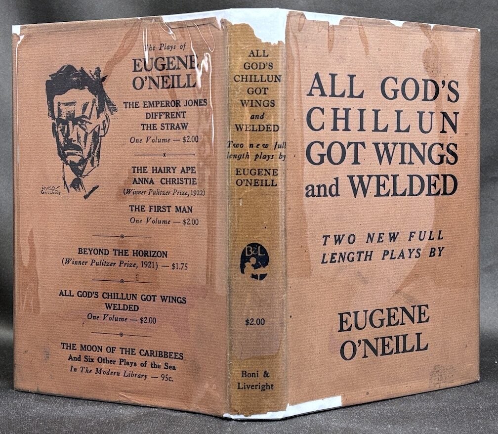 All God's Chillun Got Wings & Welded, 1924 1st ed. in dj | Eugene