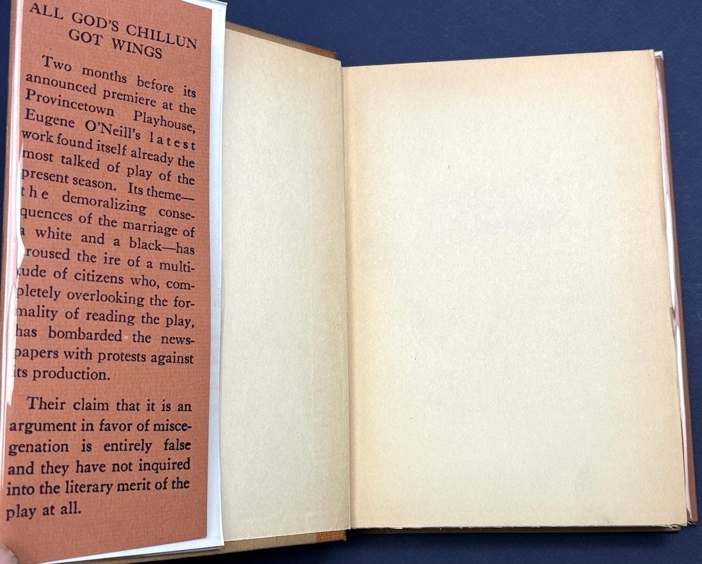 All God's Chillun Got Wings & Welded, 1924 1st ed. in dj | Eugene