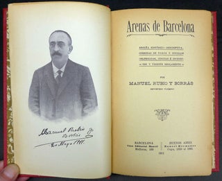 Item #0070203 Arenas de Barcelona. Manuel Rubio y. Borras