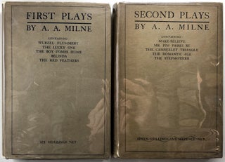 Item #0071591 First Plays and Second Plays (two volumes). A. A. Milne