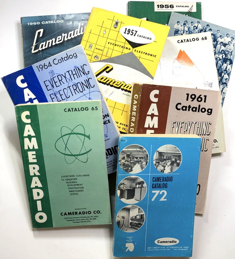 Item #0072577 Cameradio Electronics, 11 catalogs: 1956, 1957, 1959, 1960, 1961, 1963, 1964, 1965, 1968, 1972, 1974. Cameradio Electronic.
