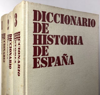 Item #0072586 Diccionario de Historia de España (Espana), complete set in 3 volumes (A-E, F-M,...