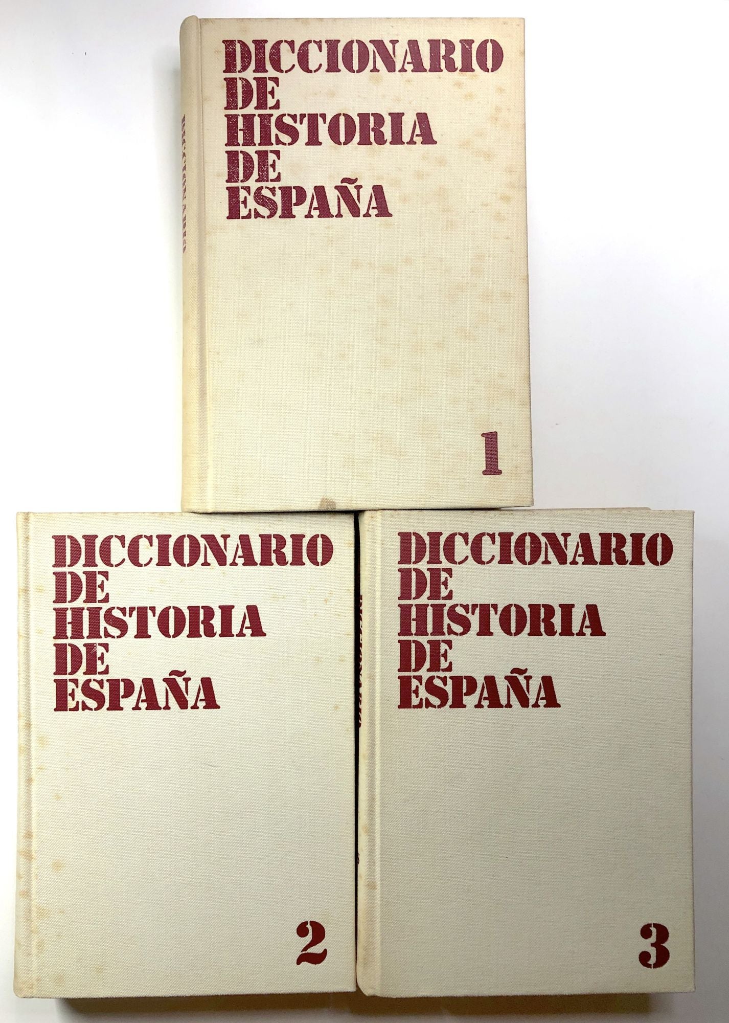 Diccionario de Historia de España Espana , complete set in 3 volumes A ...