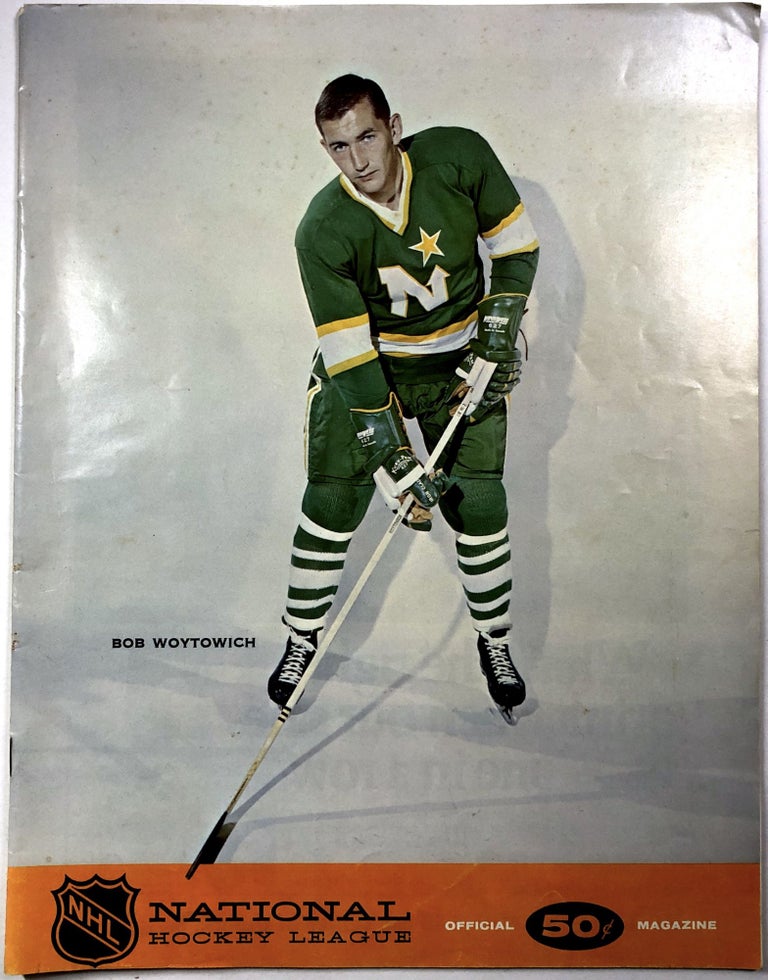 Item #0072830 National Hockey League, Single Game Program, Minnesota North Stars vs. Pittsburgh Penguins, March 24, 1968. Pittsburgh Penguins, National Hockey League.