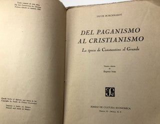 Del Paganismo al Cristianismo: La Epoca de Constantino el Grande