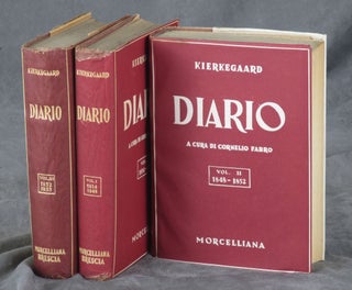 Item #0073045 Diario, Volumes I-III. Soeren Kierkegaard, Corneliio Fabro, Soren, trans