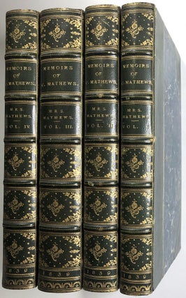 Item #0073169 Memoirs of Charles Mathews, Comedian, second edition, complete in 4 volumes....