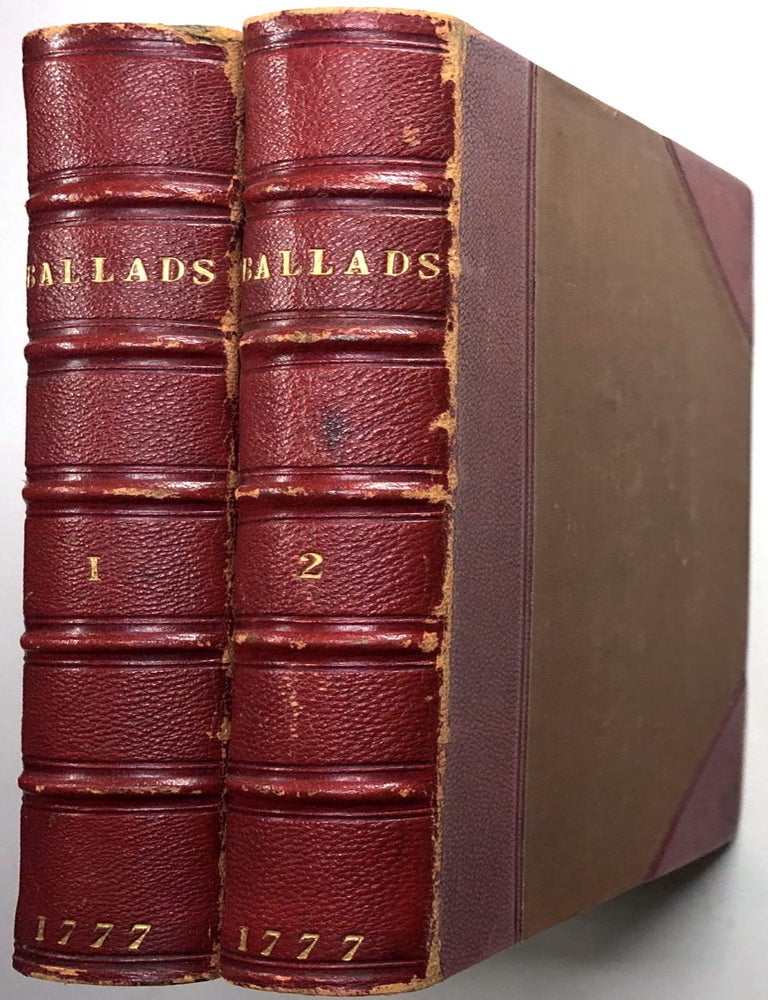 Item #0073170 Old Ballads, Historical and Narrative, with some of Modern Date; Now First Collected, and reprinted from rare Copies, with notes, Volume the First and Second (2 volume set). Thomas Evans, Music.