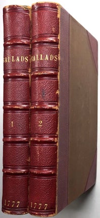Item #0073170 Old Ballads, Historical and Narrative, with some of Modern Date; Now First...