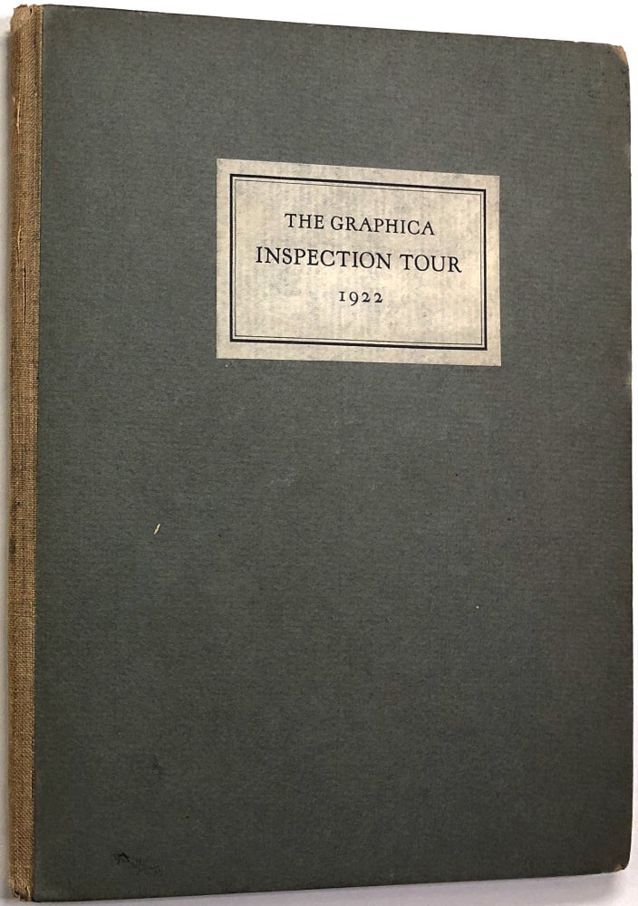 Item #0073217 The Graphica Inspection Tour, 1922: A Series of Articles Written by Participating Members of the Society. Carnegie Tech Carnegie Mellon University, Pittsburgh, Printing.