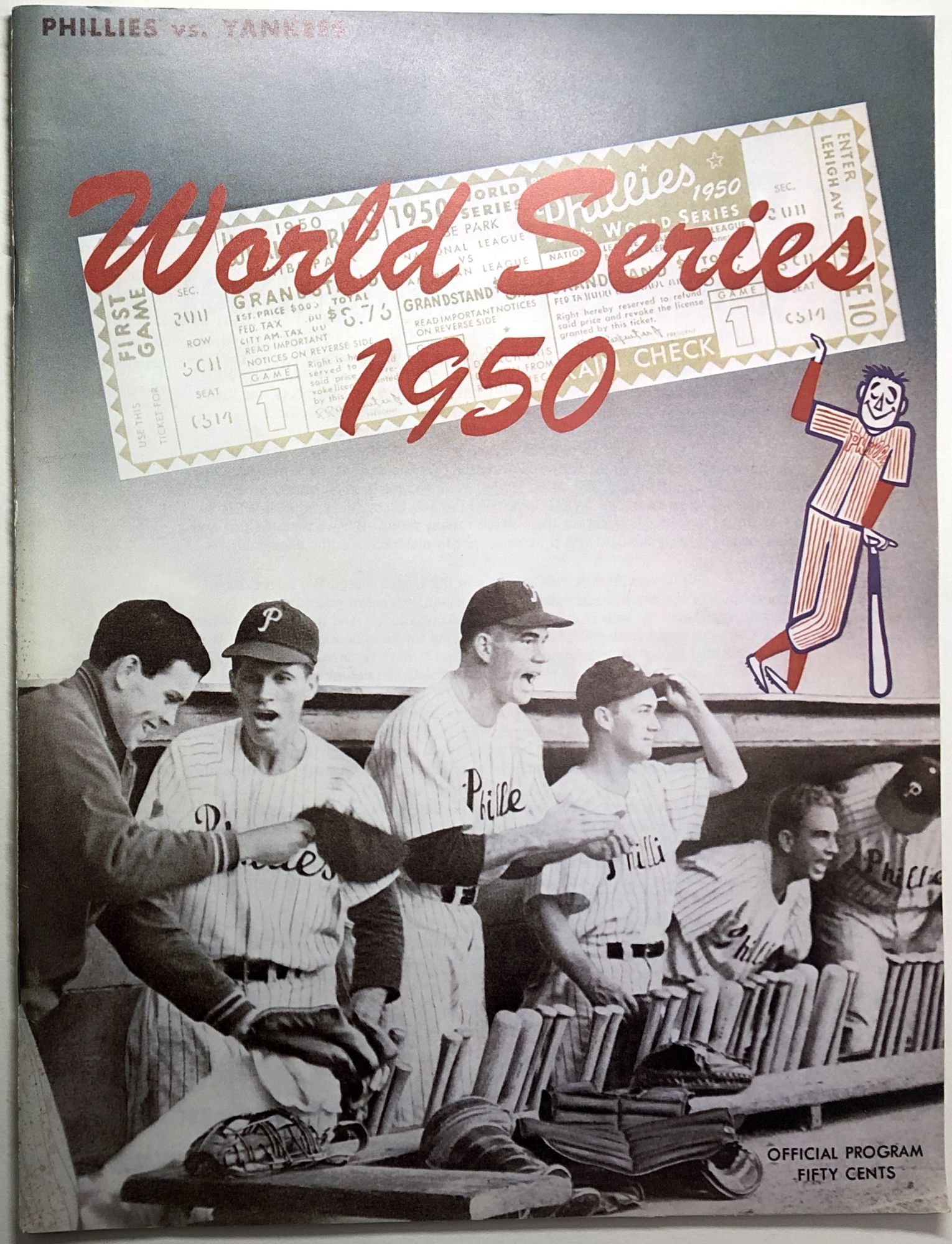 World Series 1950, Official Program, Phillies vs. Yankees reprint by New  York Yankees Baseball Philadelphia Phillies on Common Crow Books