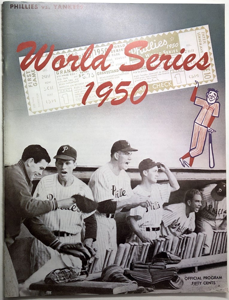 Item #0073326 World Series 1950, Official Program, Phillies vs. Yankees (reprint). New York Yankees Baseball Philadelphia Phillies.