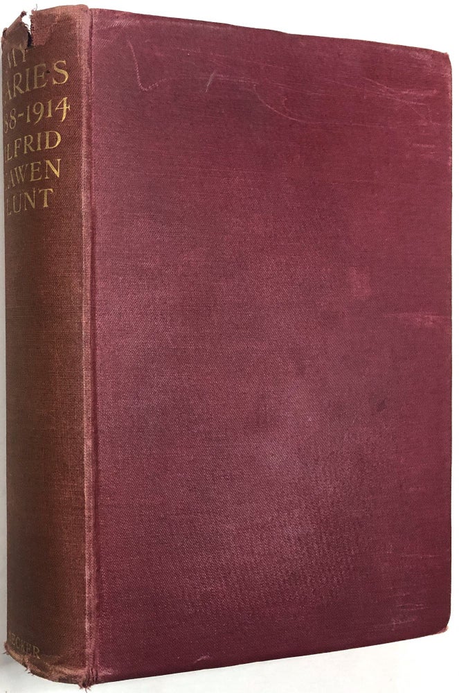 Item #0073752 My Diaries: Being a Personal Narrative of Events 1888-1914. Wilfrid Scawen Blunt.