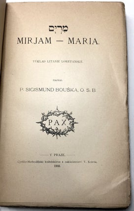 Mirjam - Maria - (Miriam, in Hebrew)