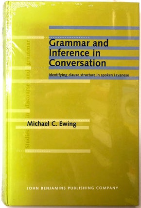 Item #0074263 Grammar and Inference in Conversation: Identifying clause structure in spoken...