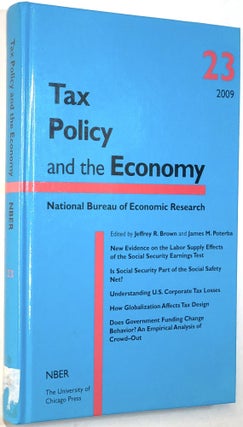 Item #0074708 Tax Policy and the Economy 23 (National Bureau of Economic Research Tax Policy and...