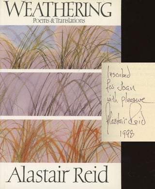 Item #0075729 Weathering: Poems and Translations. Alastair Reid