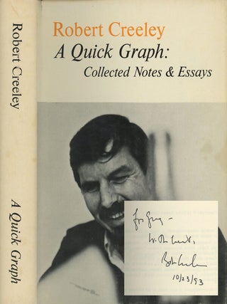 Item #0076434 A Quick Graph. Robert Creeley, Donald Allen