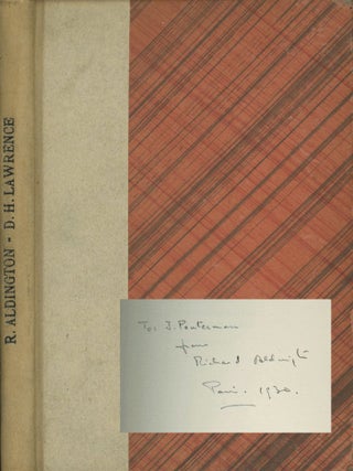 Item #0077077 D. H. Lawrence. Richard Aldington