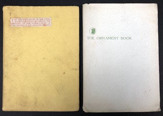 Item #0077084 The Specimen Book of the Types and Ornaments to be used in the Printing of the...