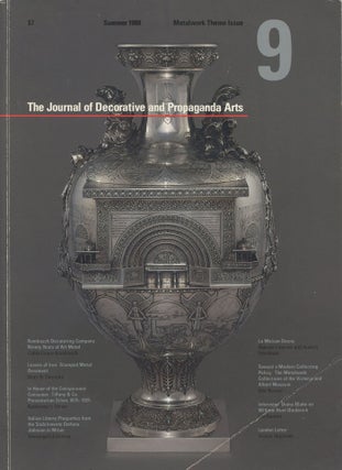 Item #0077486 The Journal of Decorative and Propaganda Arts, 9, Summer 1988: Metalwork Theme...