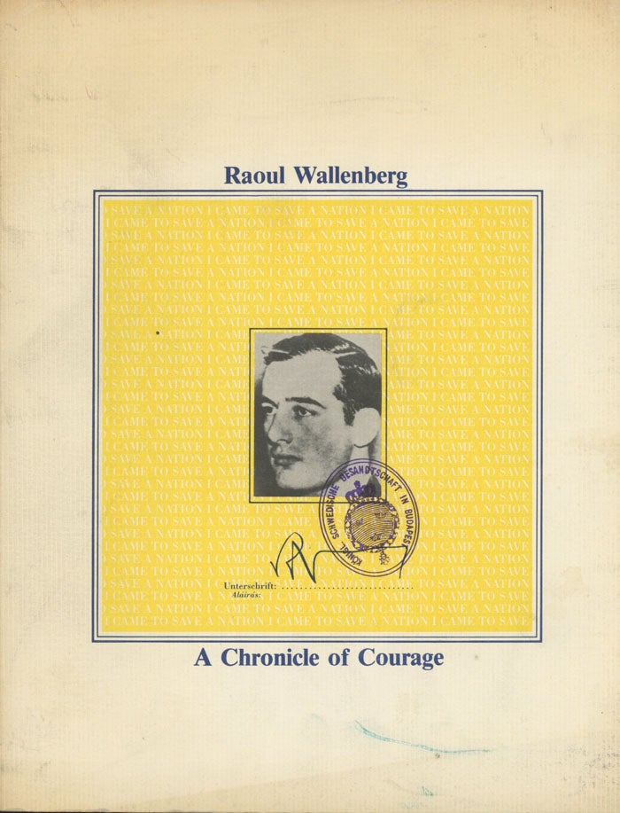 Item #0077711 Raoul Wallenberg: A Chronicle of Courage. Connie L. Mandel.