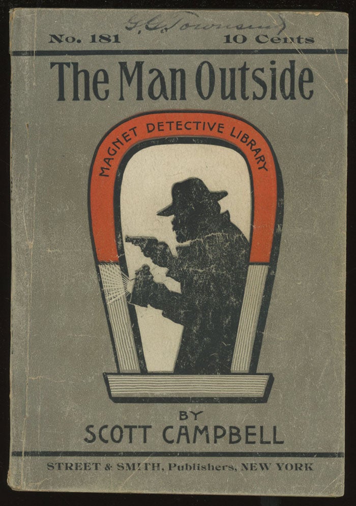 Item #0078652 The Man Outside (Magnet Detective Library 181). Scott Campbell, Frederick Davis.