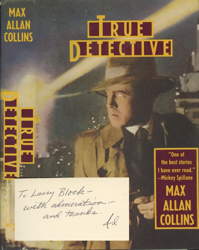 Item #0079082 True Detective. Max Allan Collins, Lawrence Block.
