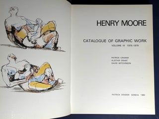 Signed edition of Henry Moore: Catalogue of Graphic Work, Volume III, 1976-1979