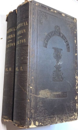Item #0080483 The Poetical Works of John Milton, a new edition, with notes and a life of the...
