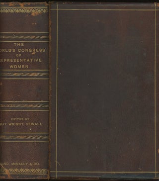 Item #0080601 The World's Congress of Representative Women: A Historical Resume for Popular...