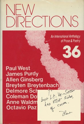 Item #0081177 New Directions in Prose and Poetry 36. James Laughlin, Allen Ginsberg Paul West,...