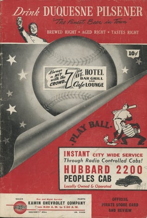 Item #0081611 Pittsburgh Pirates vs. Chicago Cubs -- program for regular season game, 1949....