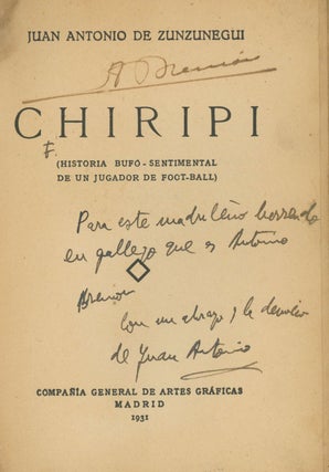 Chiripi (Historia bufo-sentimental de un jugador de foot-ball) -- Satira Bilbaina