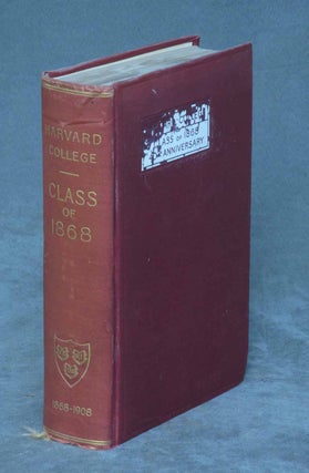 Item #0082002 Harvard College Class of 1868, Fortieth Anniversary, Secretary's Report No. 8,...