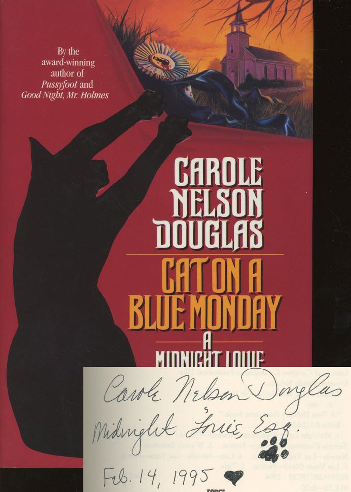 Item #0082798 Cat on a Blue Monday: A Midnight Louie Mystery. Carole Nelson Douglas.