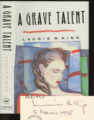 Item #0082922 A Grave Talent. Laurie R. King