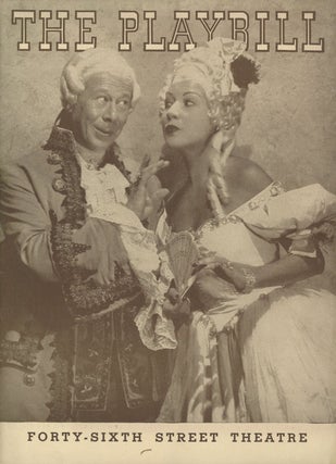 Item #0083001 Du Barry was a Lady (Playbill, program). Ethel Merman Bert Lahr, Cole Porter