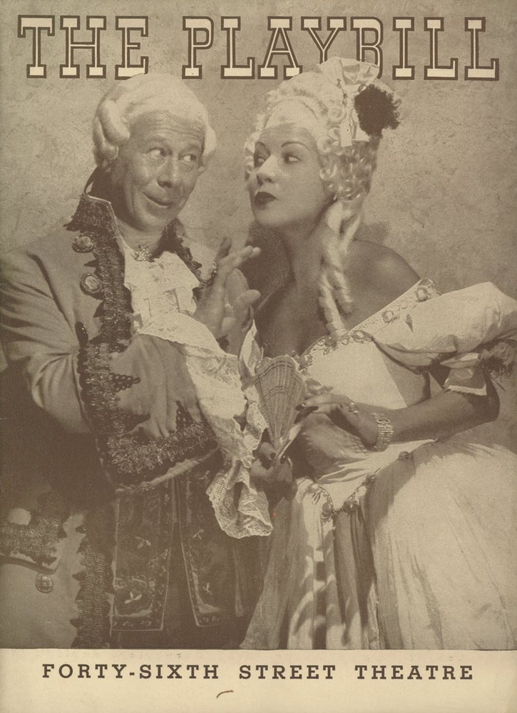 Item #0083001 Du Barry was a Lady (Playbill, program). Ethel Merman Bert Lahr, Cole Porter.