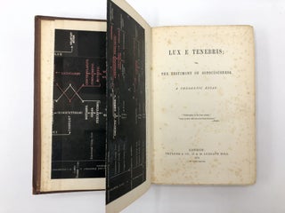 Item #0083862 Lux e Tenebris; or, The Testimony of Consciousness, a theoretic essay. Francis Giles