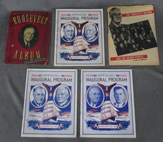 Lot of Franklin Delano Roosevelt and political material, 20 items: including a TLS from FDR in 1939, programs from all three of his inaugurations, and various White House and Capitol Hill ephemera